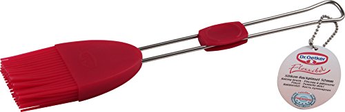 Dr. Oetker Silikon-Backpinsel, Küchen-Pinsel mit Silikon-Borsten, hochwertiger Bratpinsel aus Platinsilikon – hitzebeständig bis 230 Grad (Borstenbreite: 3,7 cm), Menge: 1 Stück - 2