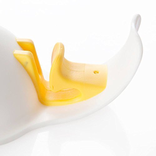 longxi Mini Eigelb Weiß Separator mit Halterung aus Silikon – Kunststoff abs-egg weiß und Eigelb Trenner - 4