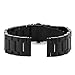 Produktbild Uhrenarmband Elegantes Metall Uhrenarmband Armband Ersatz Fit für Samsung Galaxy Active(schwarz)