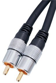 Preisvergleich Produktbild HQ Digitales Koaxial Kabel (vergoldete Cinchstecker) 15 m