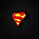 DC Comics Superman Logo Wandlampe 3D Light FX LED Kinderlampe -Nachtlicht für kinder mit automatische Abschaltung und wandaufkleber - 2
