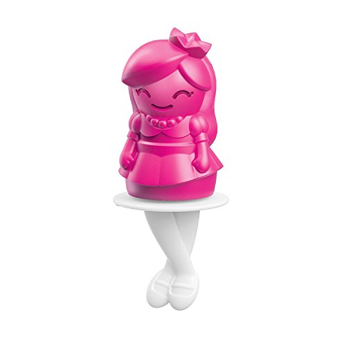 Zoku ZK123-015 Eisformen "Ice Pop" Prinzessin, 45 ml, Kunststoff, rosa