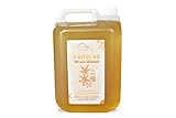 Huile de ricin, 100% pure et pressée à froid (5 litres)