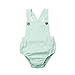 Produktbild LSAltd Kleinkind Baby Kinder Mädchen Jungen Sommer Einfarbig Ärmellos Bequeme Atmungsaktive Baumwolle Sling Strampler Sunsuit Kleidung