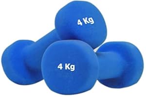 G5 HT SPORT Haltères en néoprène de gymnastique et de gymnastique à domicile antidérapants de 0,5 à 6 kg paire ou simple