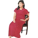 Indiatrendzs Women Sexy Satin Honeymoon Nighty, Lounge wear Set Pack of 6 pc (Nighty, Top, Capri, Panty , Bra And Robe)