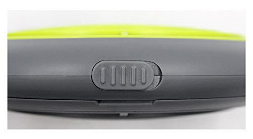 Asvert Mini USB Ventilator angetriebener Miniventilator beweglicher stummer Schreibtisch ruhiger kleiner Tabellen Ventilator für Tischplatten Tisch Spielraum, Grau und Grün - 3