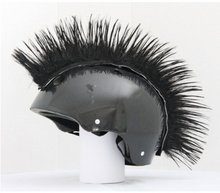 Preisvergleich Produktbild Helm Dekoration Irokese Mohawk schwarz
