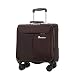 Produktbild Ultra-Leichtbau-Business-Reise-Laptop-Tablet-Tablet-Trolley Handtasche Gepäck Zugelassene Tasche Handtasche Briefcase Organisator Mit Übernachtungs Fach, Braun,Brown