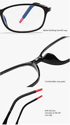 DAUCO-Lunettes-Anti-Lumire-Bleue-pour-Les-Enfants-et-Les-Adolescents-protgent-Les-Yeux-lentille-Transparente-Anti-Fatigue-oculaire-Blocage-UVCadre-5-8-Ans