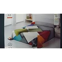 Mora Manta Cama 160-180 Terciopelo 260 X 240 Moderna Hecha EN ESPAÑA Calida Y Suave Colores Vivos