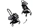 Produktbild Poussette Yoyo+ complète cadre noir habillages 0+ et 6+ gris