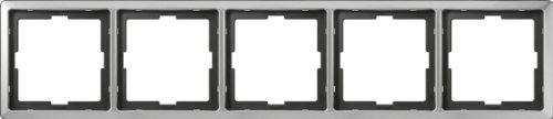 Preisvergleich Produktbild Merten 481546 ARTEC-Rahmen, 5fach, Edelstahl