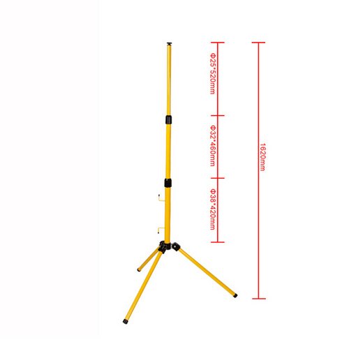 Hengda® 20W LED Fluter Außen Scheinwerfer 230V mit Outdoor Stativ Höhenverstellbar Stahlstativ - 3