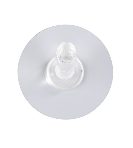 Wenko 21795100 Static-Loc Haken mittelgroß, Befestigen ohne bohren, Kunststoff, 5 x 2,5 x 5 cm, weiß - 2