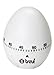 Produktbild Trevidea PR 353.06 cm Tempa "60 Minuten mechanische Küche Timer Egg Stil, Weiß
