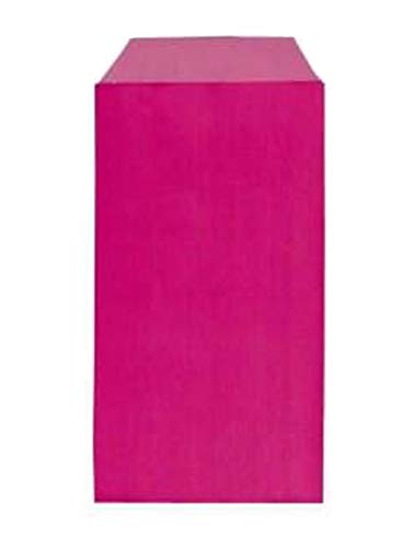 Yearol K04F 250 Petits sacs en papier kraft sans poignées. Idéal pour les cadeaux, les magasins, les bijoux, les loisirs créatifs, etc. 7 cm. x 12 cm. 60 gr/m, rose