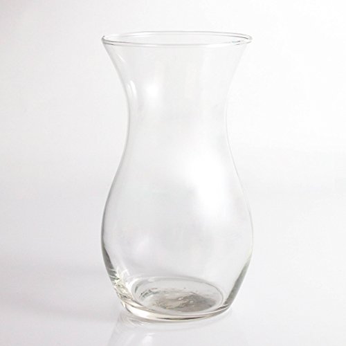 Runde XXL Tischvase POLLY DELUXE aus Glas, klar, 25 cm, Ø 13,5 cm - Blumenvase / Glasvase - INNA Glas