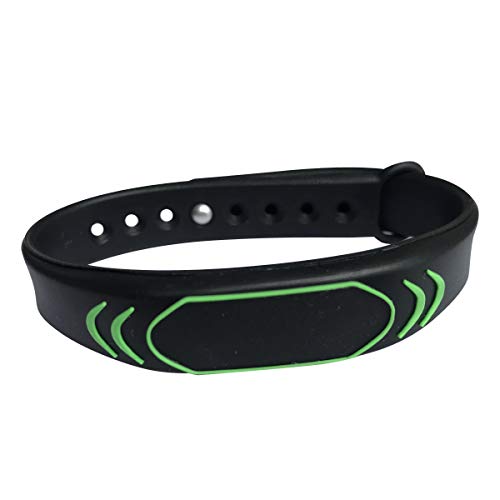YARONGTECH New design MIFARE Classic® 1K Wristband 13.56MHz silicone nero (confezione da 2)