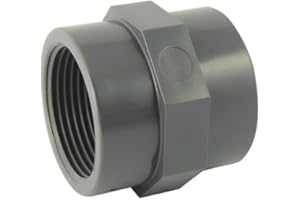 CODITAL FRANCE Codital Manchon PVC Pression à Visser FF 1" 1/2 de Raccord PVC Pression