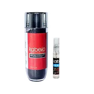 Kabello Fiber Hair Powder For Men And Women Complete Coverage Of Bald Patches Or Hair Thinning 15 Gram (Brown)