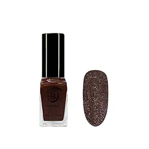 Beromt Chocolate Candy Brown Matte Sugar Crush Nail Polish, Vegan, Cruelty-free, Non-Toxic, Safe Fast Dry, Nail Art, Crushed Texture effect, Best Matte Sugar Nail Polish, 8ml-616