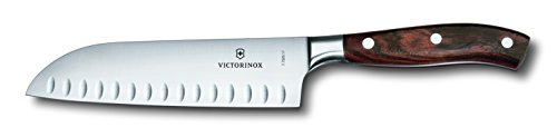 Victorinox Küchenmesser Santokumesser Geschmiedet Palisander Geschenkschachtel, 17 cm, 7.7320.17G