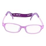 sharprepublic Ultra-Light Sport Children Glasses Frame with Strap for Kid Bendable Fashion - Purple, as described