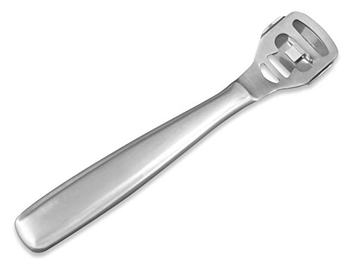 Edelstahl Hornhauthobel mit 10 Ersatz Hornhauthobelklingen aus Solingen - 3