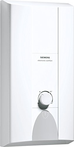 Siemens DE4151821 Durchlauferhitzer (electronic comfort, Clickfix plus Montagetechnik, druckfest) weiß / grau