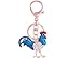 Produktbild GOOTUOUOU Schöner Schlüsselring Chinesisches Sternzeichen Huhn Form Legierung Diamant Schlüsselanhänger Handtasche Welpen Charms für Lady Handtasche Keyring_Blue