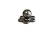 Produktbild 1 x Cast iron effect metal 24mm daisy flower knobs by Swish