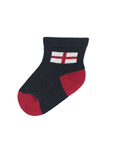 England Flag Cotton Baby Socks - UK Made (0-2.5)