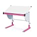Produktbild Inter Link Schülerschreibtisch Kinderschreibtisch Arbeitstisch Schreibtisch MDF Weiss Pink