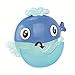 Produktbild Toyvian Badewanne Seifenblasenpistole automatisch Wal Form mit Musik Badespielzeug OHNE Batterien für Kinder Baby Baden