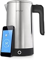 Smarter iKettle 2.0 Wifi Kettle, Stainless Steel, Black