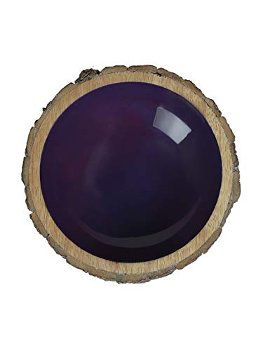 Seashell Brown Textured Wood Set 16 cmX16 cmX5 cm, for Kitchen Tools, Perfect Housewarming Gift