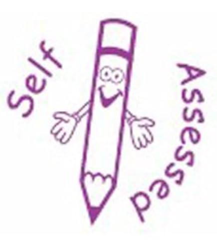 Self Assessed & Peer Smiley Face Designs. 2 X Inking Teacher Stamps Reinkable 22mm 93667 - View #12