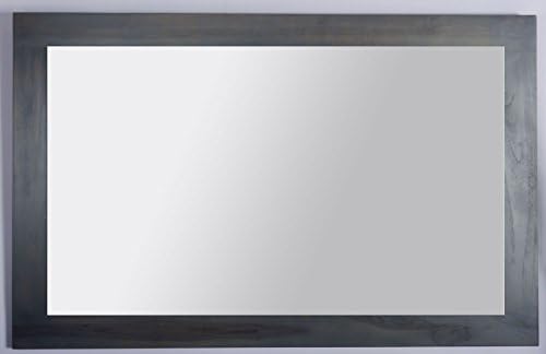 saniteck France – 140 grey Teak Wood Bathroom Mirror