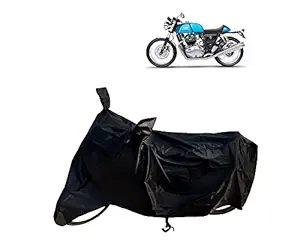 Horseyaart - Bike Cover Waterproof Compatible for Royal Enfield Continental GT 650 UV Protection & Dustproof Bike Cover / Scooty Cover / Activa Cover Waterproof (Black Premium Waterproof )