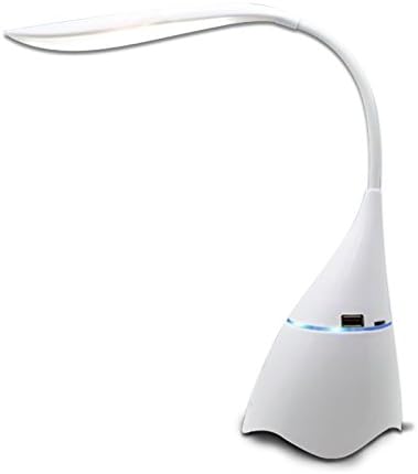 Creative bedroom learning charging desk lamp Led desk lamp eye reading lamp audio Bluetooth music lamp , white