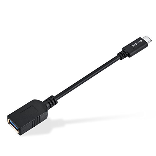 Axxbiz® CableBiz-C003B USB 3.1 Type-C (USB-C) auf USB 3.1 Type-A Female Kabel – SuperSpeed – 3A, bis zu 5Gbps – 15 cm – Schwarz - 4