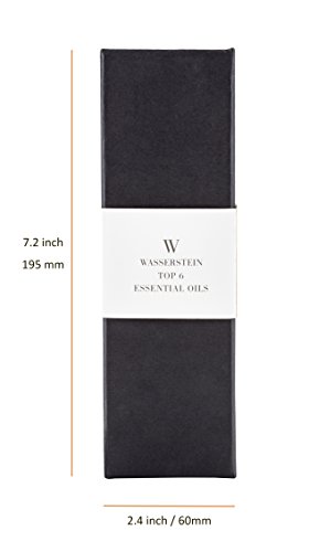 Die Top 6 Aromatherapie Öle – 100% reine ätherische Öle in einem Geschenkset 6 x 10 ml von WASSERSTEIN (Lavendel, Teebaum, Eukalyptus, Zitronengras, Orange, Pfefferminze) - 4