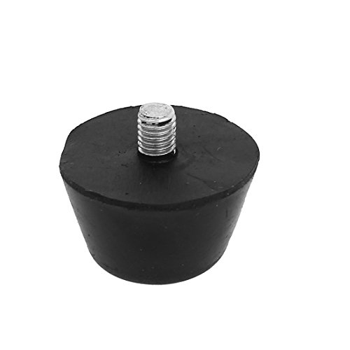 Preisvergleich Produktbild sourcingmap® Maschinelle Möbel M8x10mm Männliche Gewinde Gummibasis Nivellierfüße Fuß