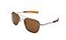 Produktbild Randolph Polarisierte Sonnenbrille / Fliegerbrille, Rotgold, 58 mm