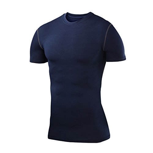 PowerLayerMen's and Boys' Compression Base Layer Top Short Sleeve Thermal Under Shirt