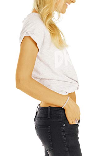 bestyledberlin Superstretch Bootcut Jeans Hose - Damen Schlagjeans in lockerer Loose Fit Passform - j04m 34/XS - 
