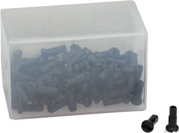 DT Swiss Prolock alloy nipples black (box of 100) 1.8 X 12 mm