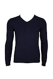  Daniele Fiesoli Herren Pullover Navy V-Ausschnitt Gr.XL