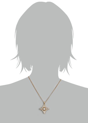 Pilgrim-Jewelry-Damen-Schmuckset-Halskette-Ohrstecker-vergoldet-Kristall-wei-901342009